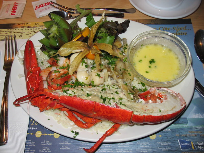 ロブスター料理