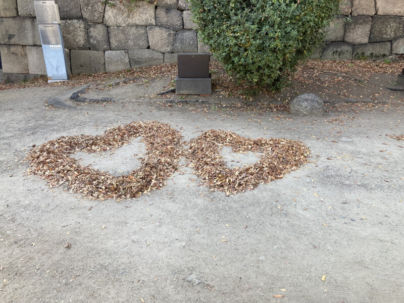 落ち葉アート